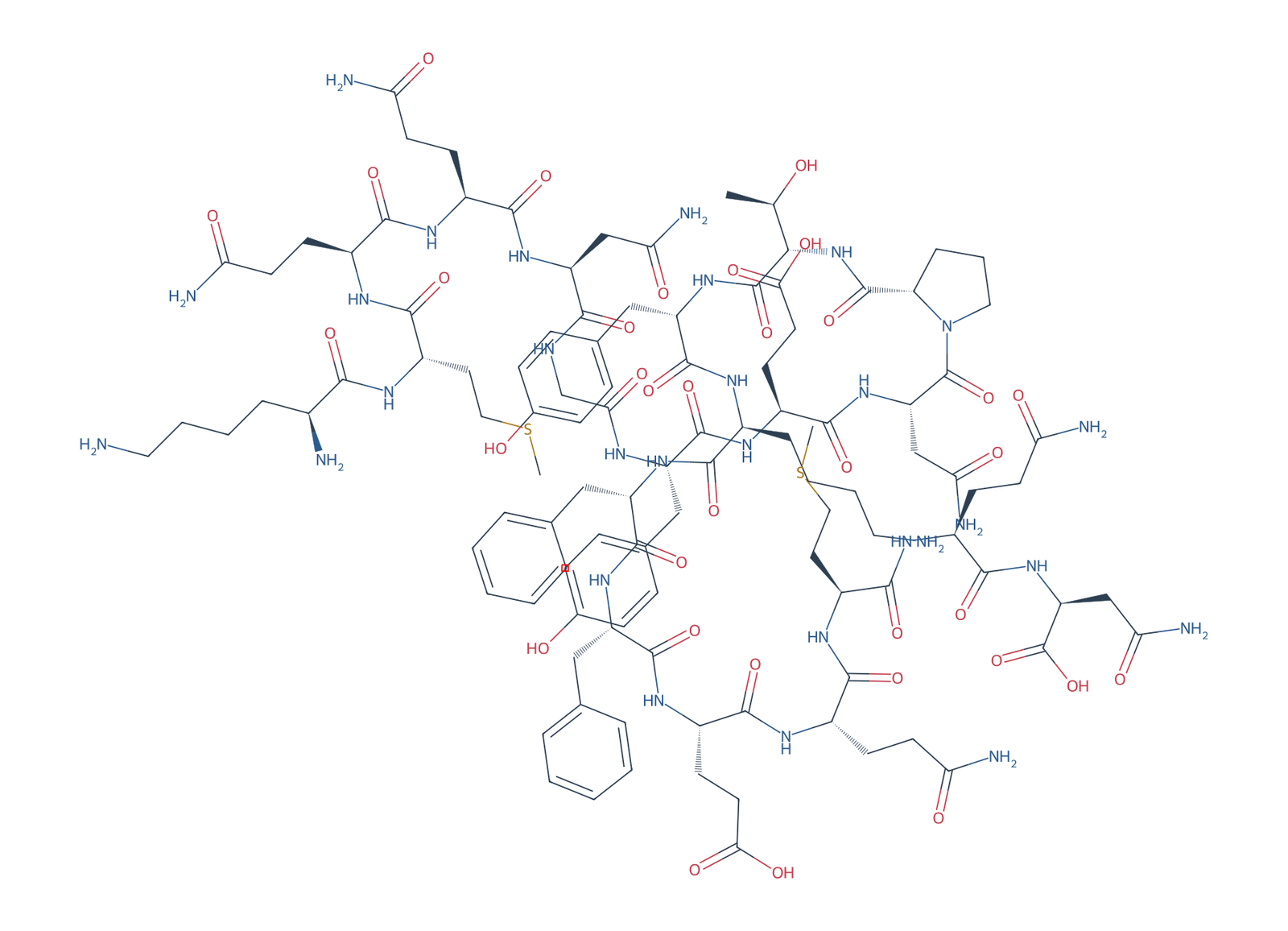Sequence-derived 2D chemical structure of APP770 fragment (751–770), 20 amino-acid residues.